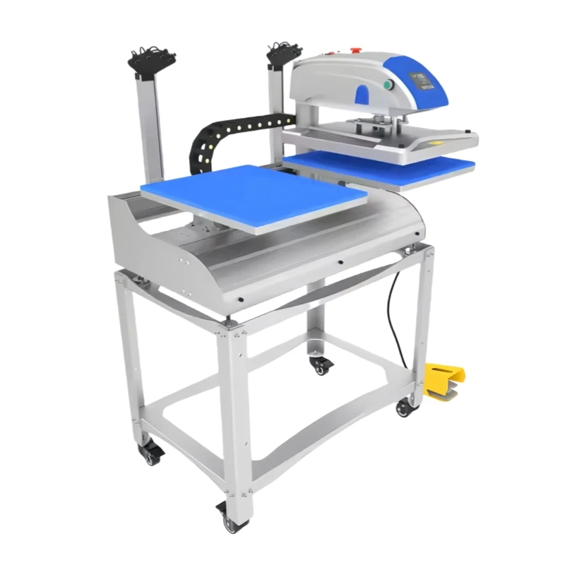40 X 50 Dual T Shirt Heat Press Machine Electric Automatic Heat Press Sublimation Double Station Heating Machines