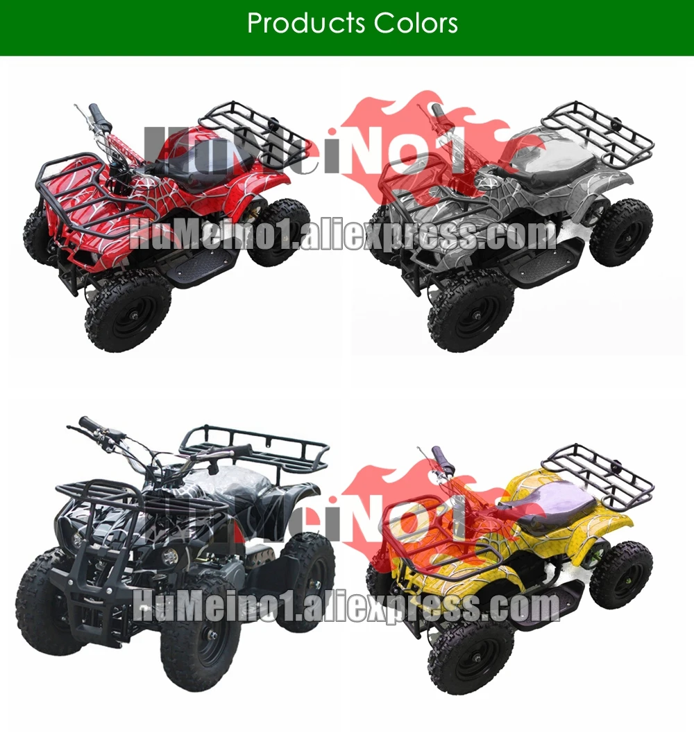 Four Wheel ATV OFFRoad Children Toy MOTO Bike Gasoline Motorcycle Outdoor Sports Competition Games 49CC 2Stroke Racing Motorbike