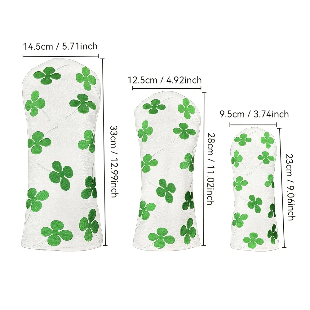 Fun Style Golf Club Covers for 1pc/4pcs Driver, Fairway, Hybrids - Head Covers for Golf Clubs, Driver Headcover Funny - Suitable image 6
