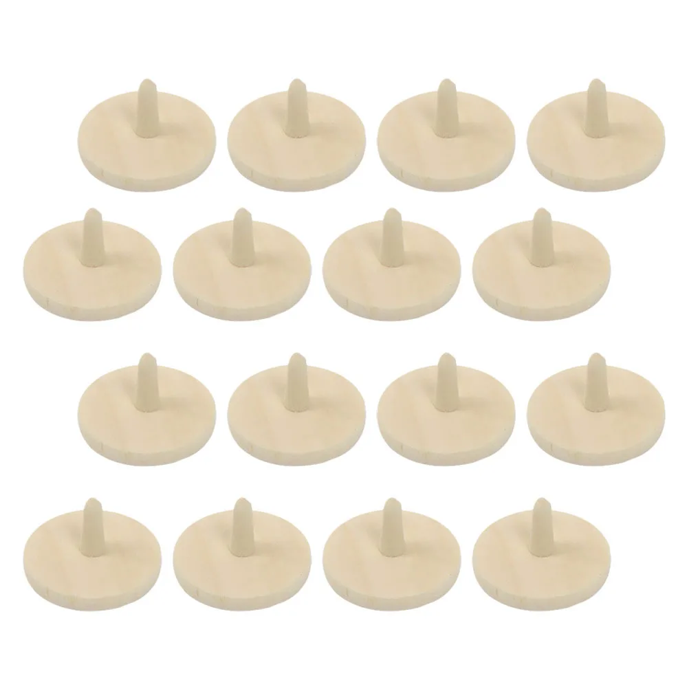 20 pezzi Indicatori di posizione per palline da golf Strumenti di precisione in legno per un facile inserimento del terreno e prestazioni di attrito liscio