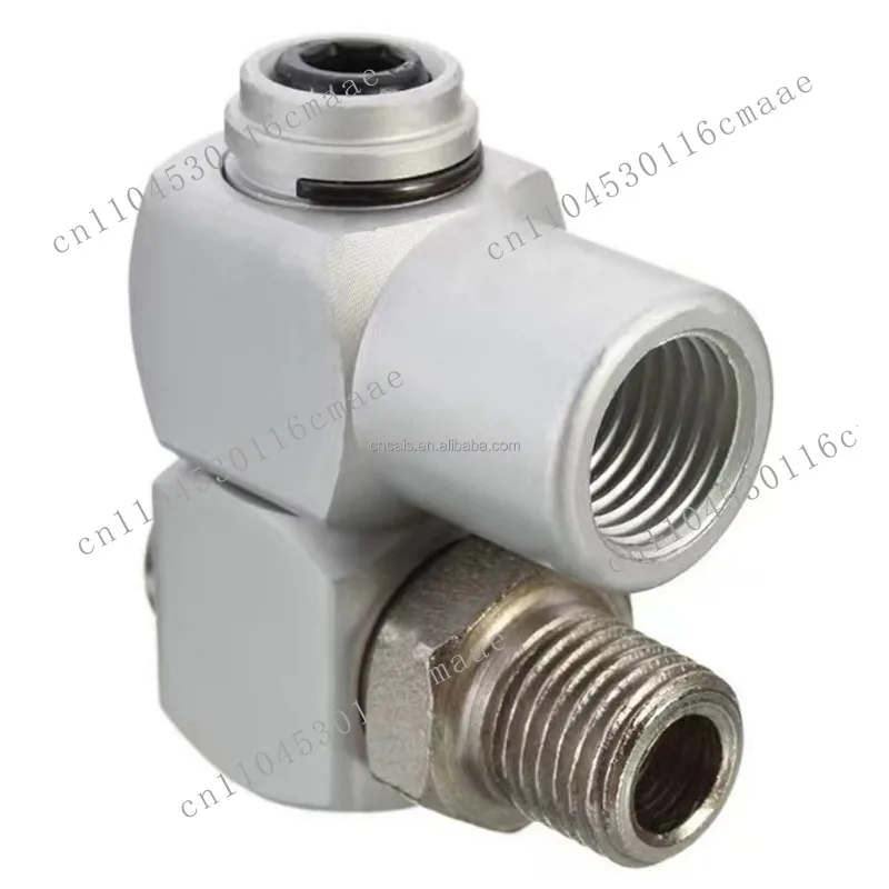 Trachea connector 1/4 inch NPT thread 4 pieces Universal pneumatic tool swivel joint set 360 degrees