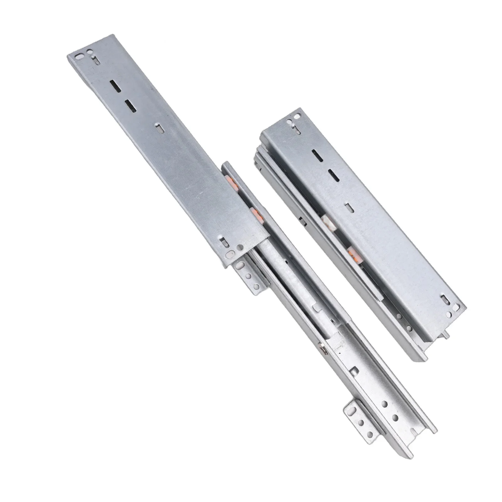 Galvanized Underfloor Drawer Guides Designed for Floor Mounting and Seamless Integration with Cabinet Framework
