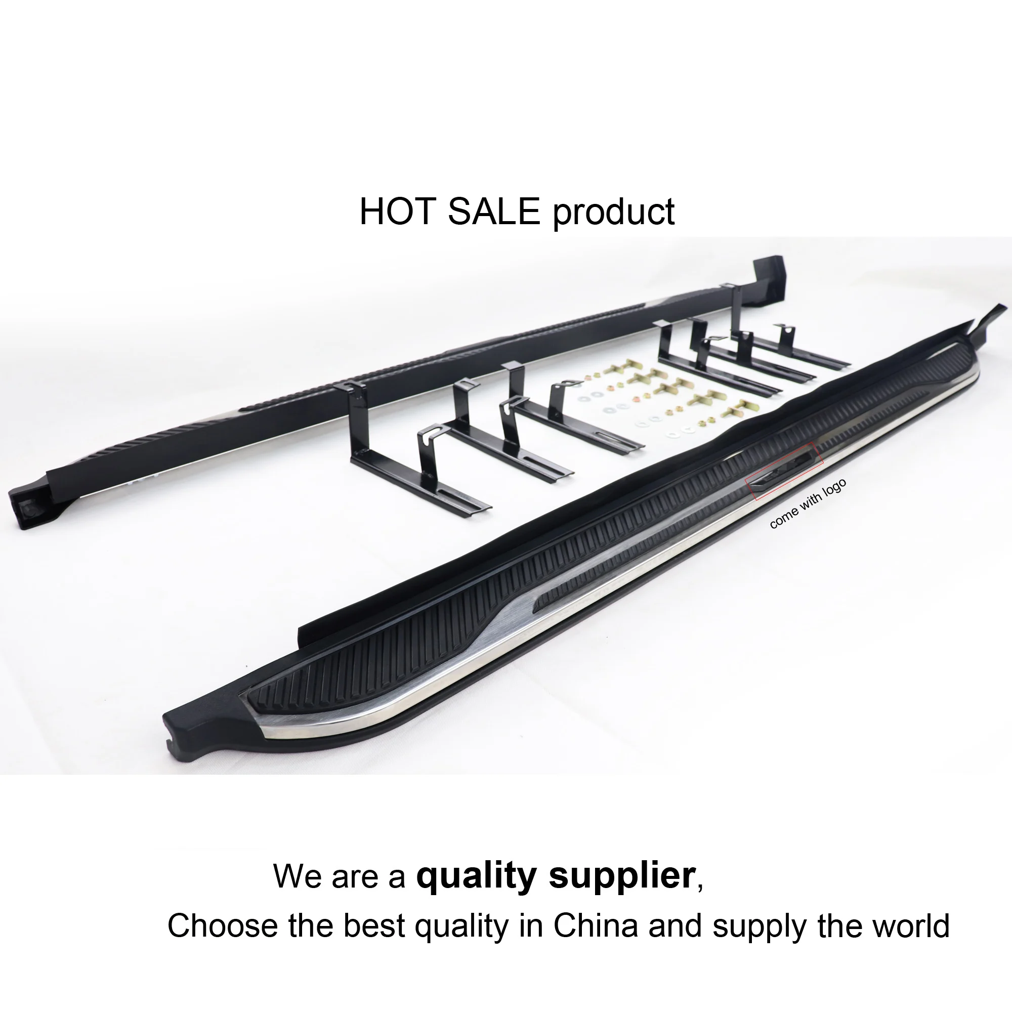 HOT running board side step bar for Ford Escape Kuga 2020 2021 2022 2023 2024,free drill hole,widen design,ISO9001 quality