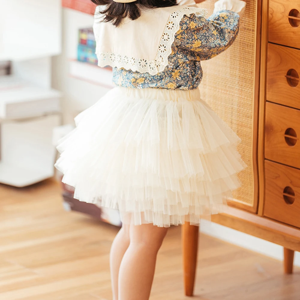 Baby Mädchen Tüllrock für Mädchen Tutu Prinzessin Ballkleid Pettiskirt Ballett Tanz Kinder Party/Geburtstag 6-lagiger Tüllrock 1-7 Jahre – Detail 9