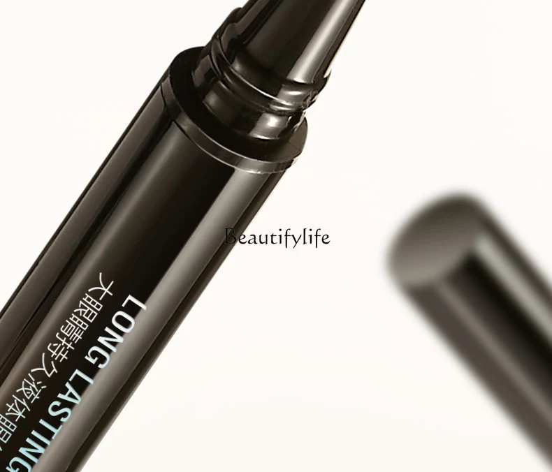 Liquid Eyeliner Waterproof Smear-Proof Glue Pen Thin Crouching Silkworm Dual-Use Novice