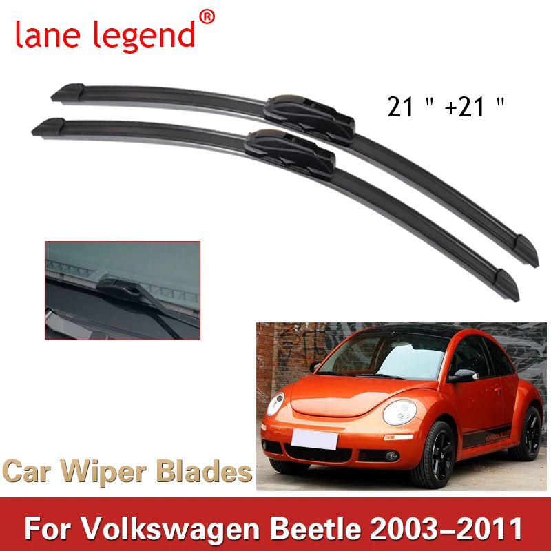 

For Volkswagen VW New Beetle 2003 2004 2005 2006 2007 2008 2009 2010 2011 Accessories Car Front Windscreen Wiper Blades Brushes