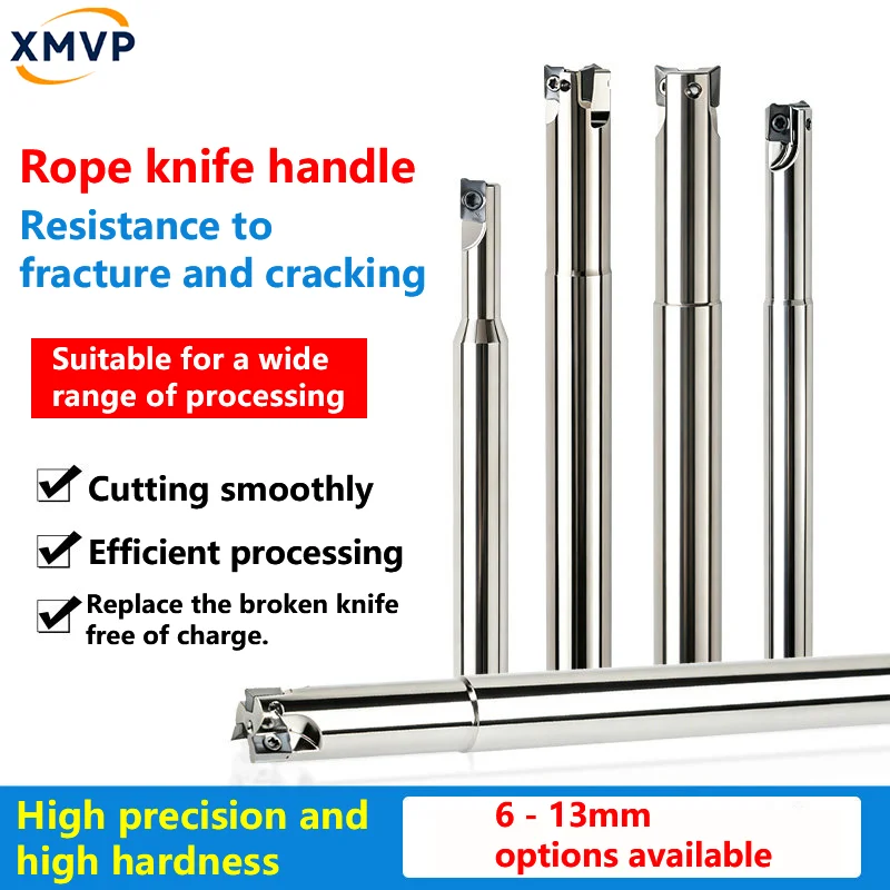 Reverse cutting H16Q-SVZCR08/11/16 diamond 35 degree boring hole in high speed steel inner hole tool bar barb structure
