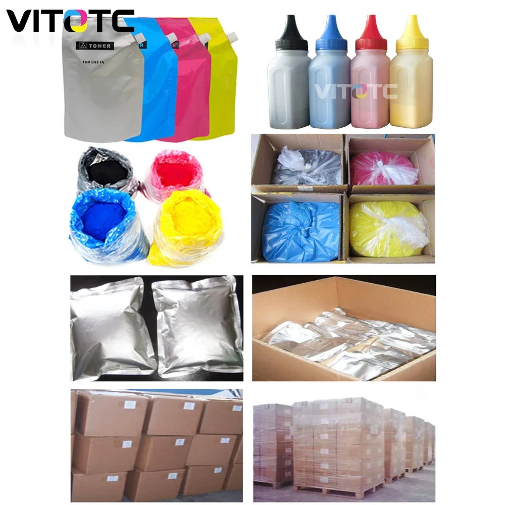 4 Color Bottled EA Toner Powder Cartridge Refill Reset Chip Kit For Xerox Phaser 6000 6000B 6010 Workcentre 6015 6015v Printer