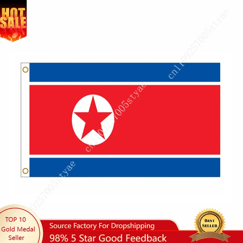 

North Korea Flag North Korea National Flags Wall decoration Sign Banner Poster For Outdoor indoor 90x150cm Democratic People's
