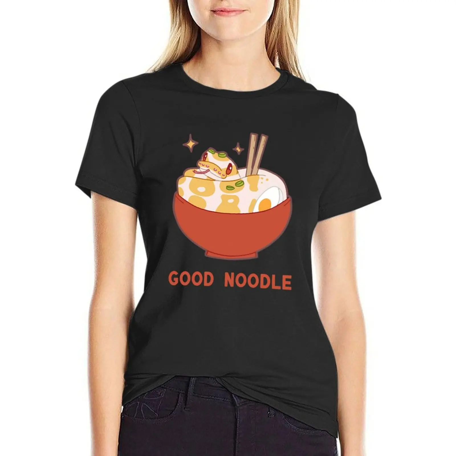 good noodle \t T-Shirt anime tops Aesthetic clothing Women's tops