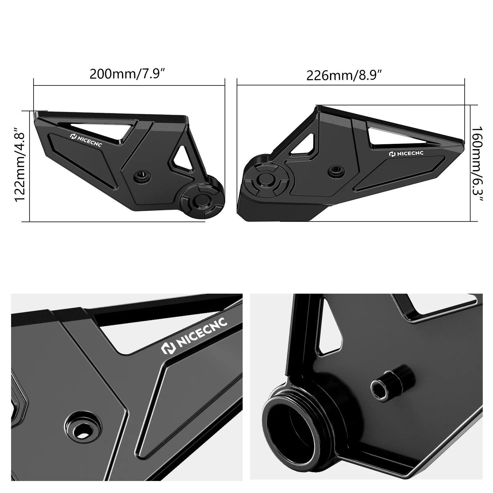 Für Honda CRF1100L Africa Twin /Adventure Sports Motorrad Rahmenschutz Vorderer Kettenradschutz Africa Twin 2026 2025 2024 – Detail 19