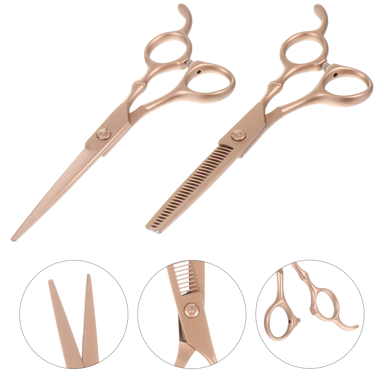 

2 Pcs Texturizing Scissor 6 Inch Hairdressing Scissors Professional Haircut Salon