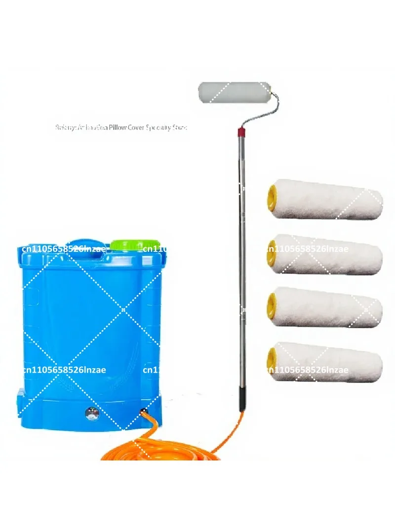Automatic Paint Roller Coater Self-Priming Emulsion Painting Tool with Telescopic Handle for Easy Wall Application