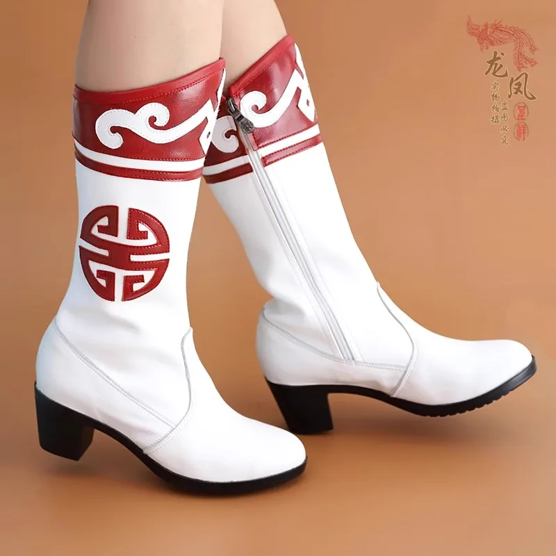 

Mongolian, Tibetan And Other Ethnic Minority Women's Dancing And Training Boots