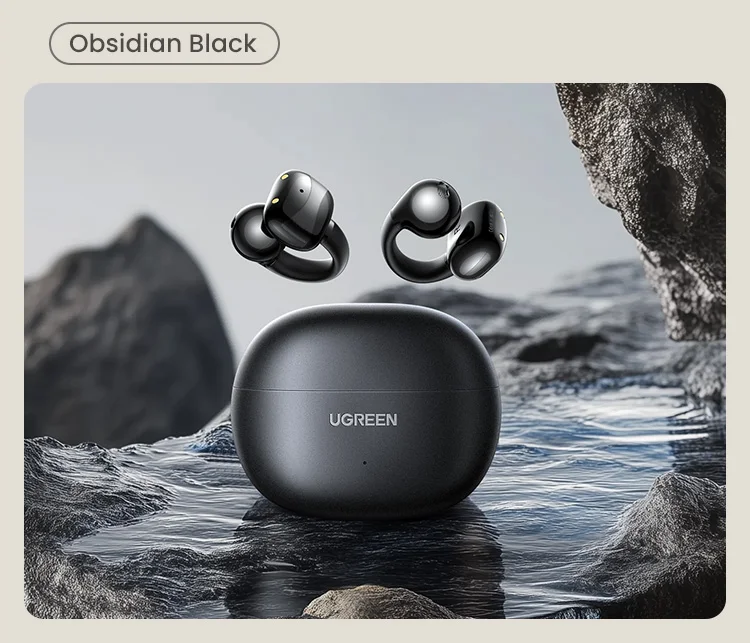 TWS Open Ear Clip Wireless Earbuds Bluetooth Sports Earphones Headphones in Mic with Earhooks & Ear Hook Headset