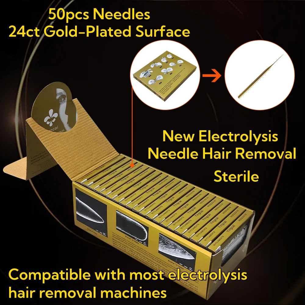 

50 шт. Иглы для электроэпиляции K2/K4/K5, ультратонкие, для аппаратов электроэпиляции, аксессуары для косметологических приборов