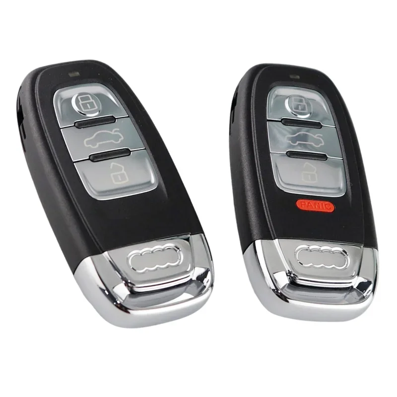 

3/4 Buttons For Audi A4l A3 A4 A5 A6 A8 Quattro Q5 Q7 A6 A8 Remote Key Shell Case Fob Replacement Car Key Shell