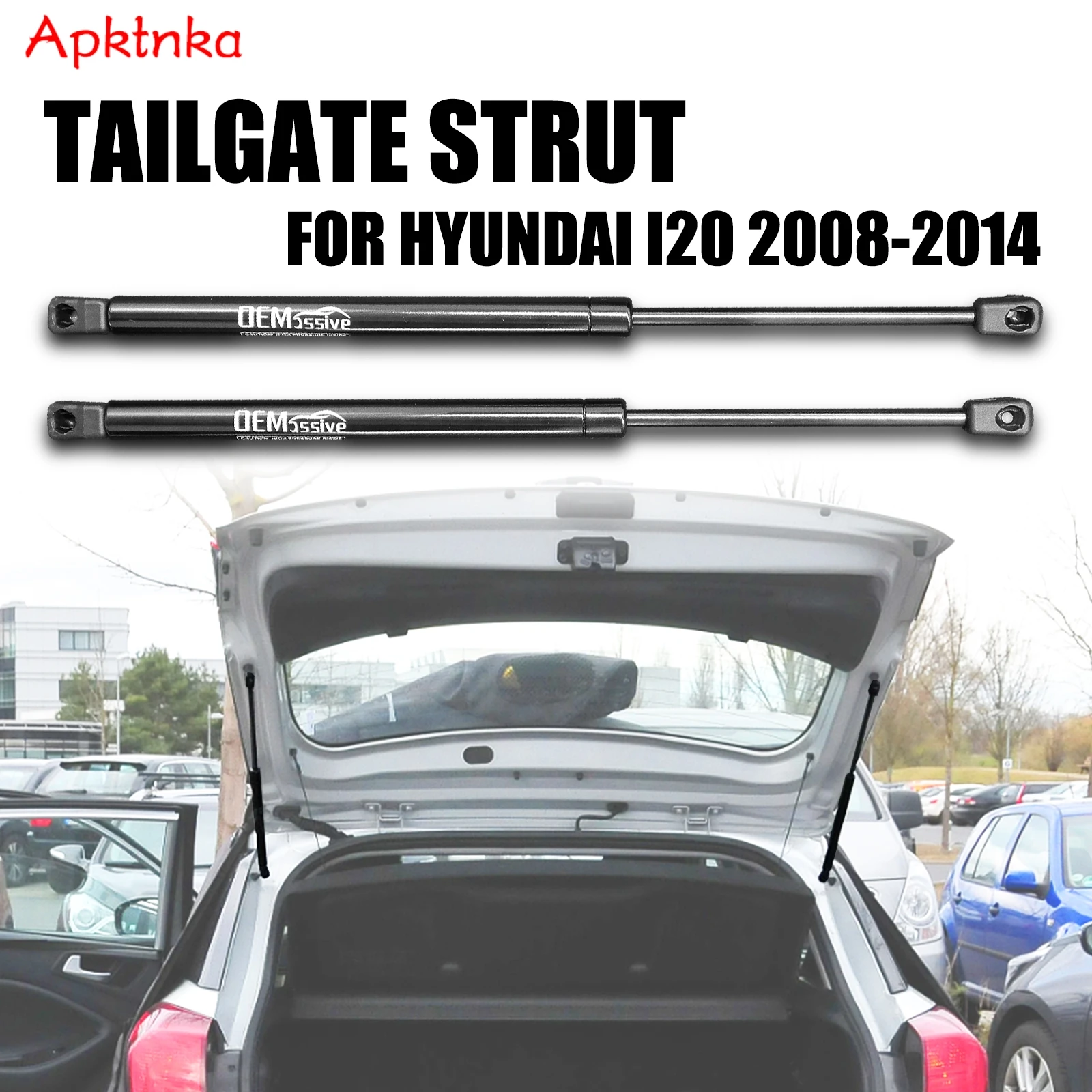 For HYUNDAI I20 2008 - 2014 Car Accessories Pair Car Rear Trunk Tailgate Struts Boot Gas Lift Support Bar Hold Arm 817701J000