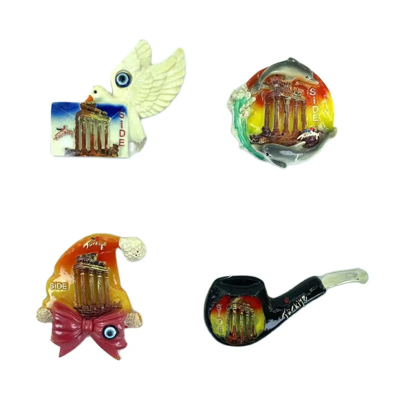 Side Turkey Fridge Magnet Souvenir Travel Memorial Magnetic Refrigerator Stickers Gift Home Decoration Accessories