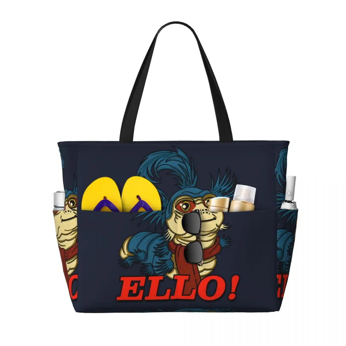 

Ello Worm Beach Tote Bag Sport Gym Yoga Duffle Large Tote Bag Women Travel Bag Fitness bag