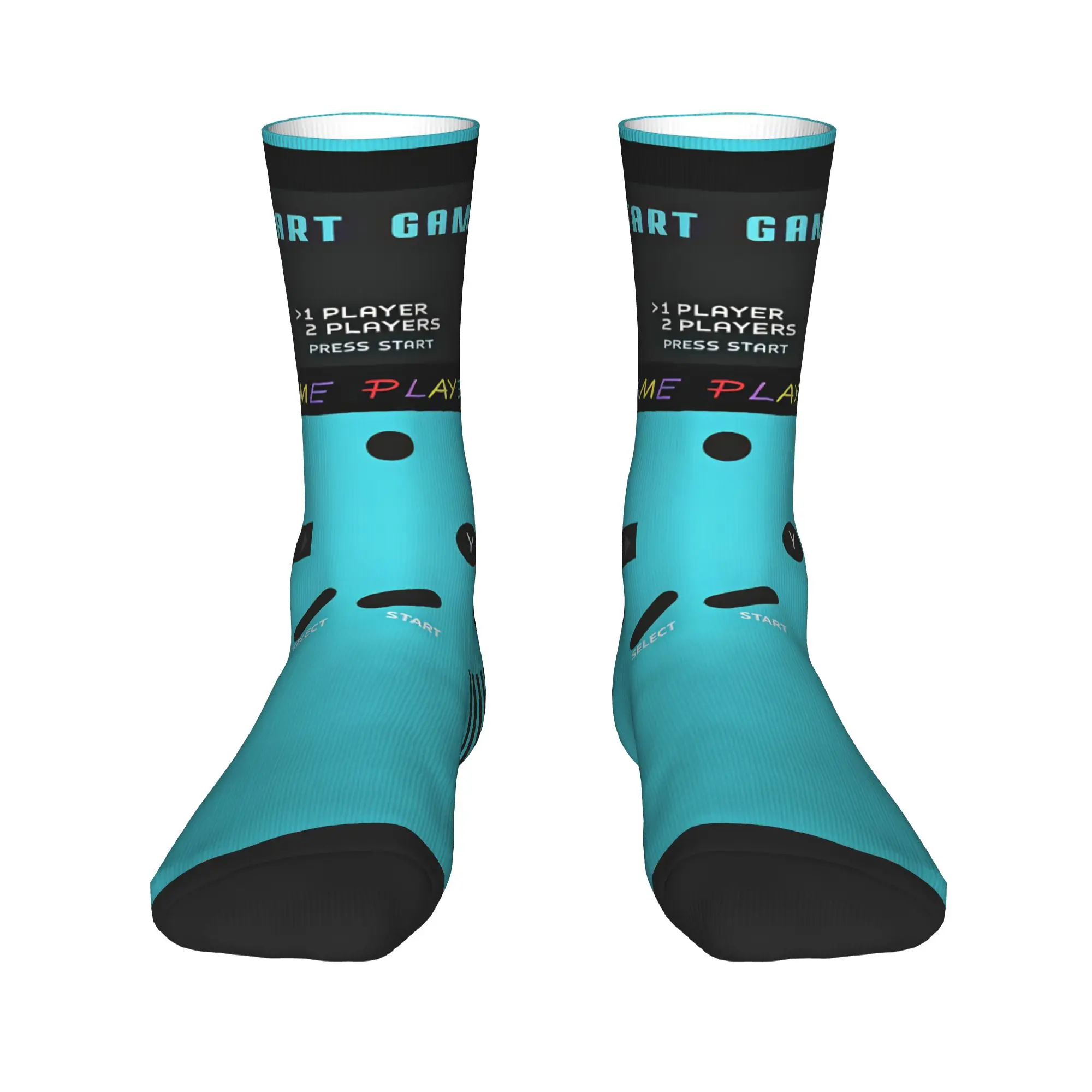 Game Console Pattern  Socks Autumn Creative Game Console Printed Stockings Couple Medium Soft Socks Cycling Anti Skid Socks