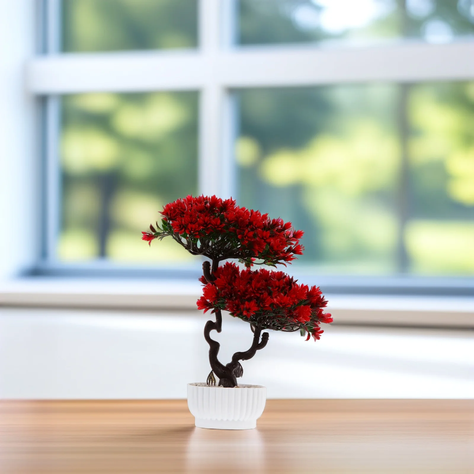 

1Pcs Artificial Flower Bonsai Simulation Plant Ornament for Room Decor Small Exquisite Fake Plant Pot Stylish and