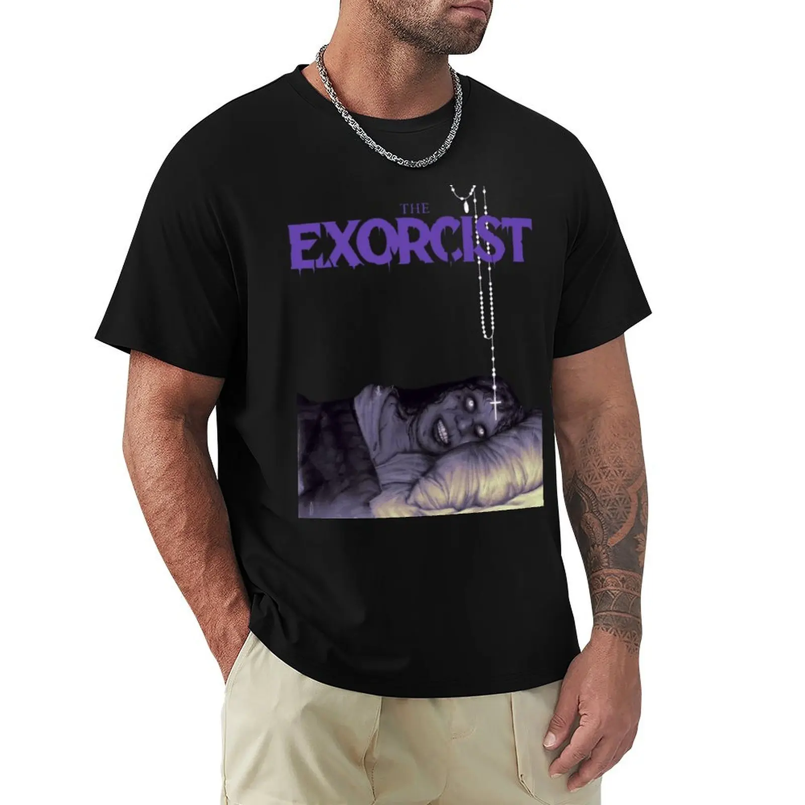 

The Exorcist T-Shirt Short sleeve tee baggy shirts black t-shirts for men