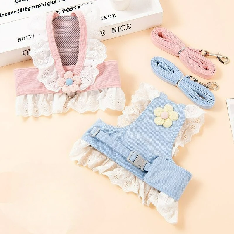 Princess Pet Dress Harness & Leash Set 2