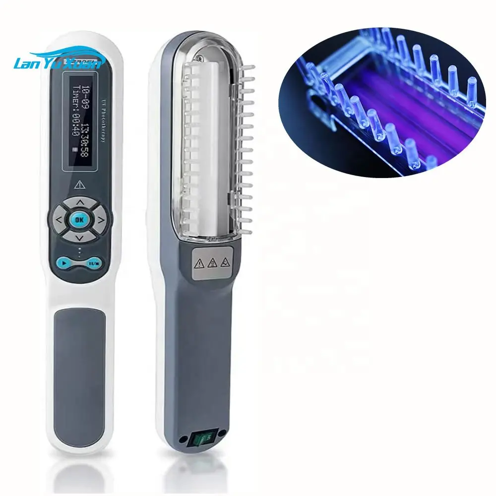 kernel KN-4003 311nm Uv Lamps Phototherapy Handheld Home Use UVB Phototherapy Device to treat Vitiligo Psoriasis herpes cure