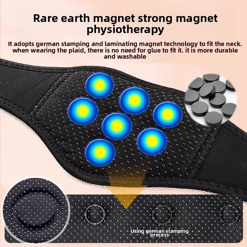 Relieve Soreness Neck Support Brace Strong Magnetic Massage Cervical Massage for Relaxation Warmth No Need Electricit Reusable