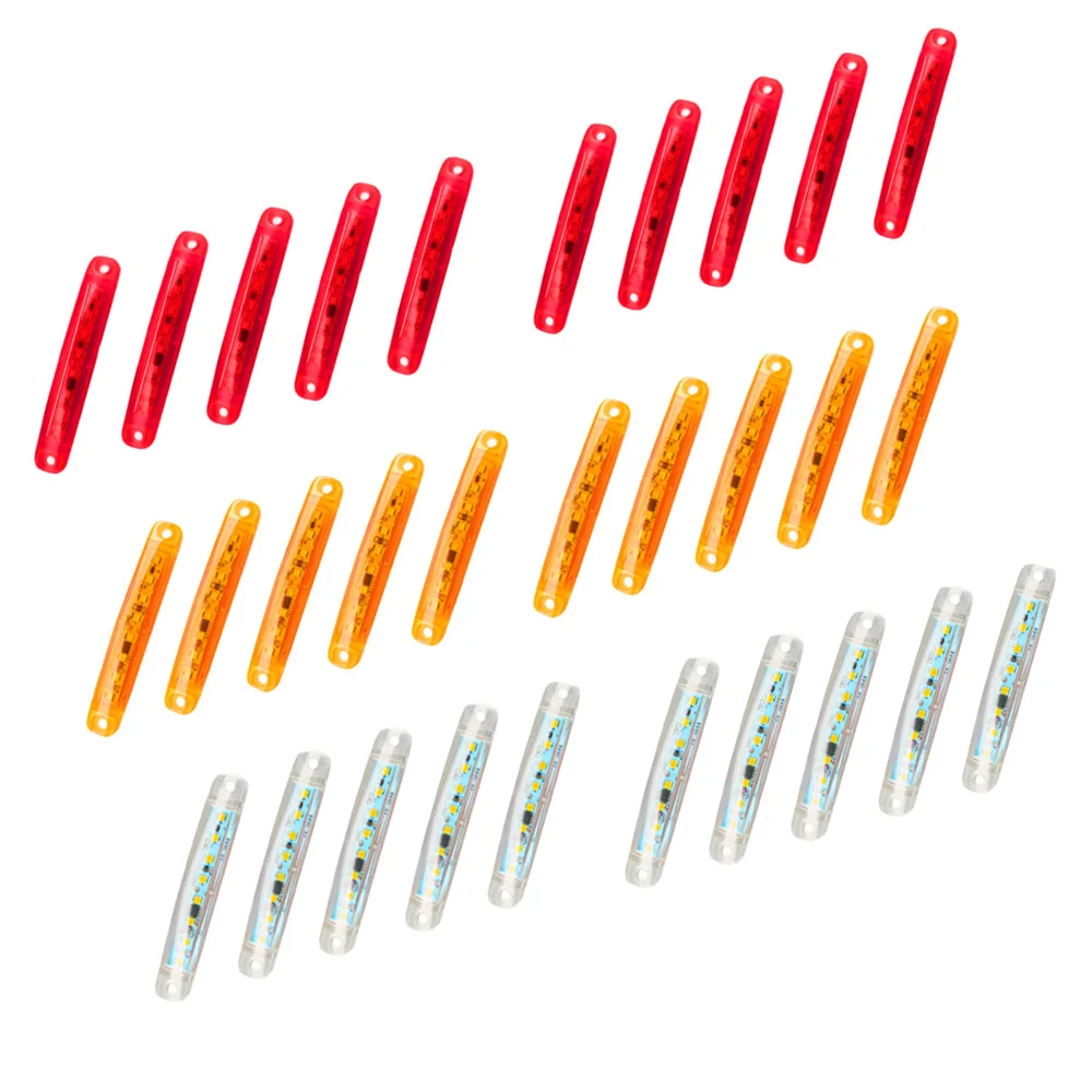 

10pcs 4" 8LED Side Marker Lights Car Truck Trailer Clearance Light Waterproof 12V-24V Car Accessory