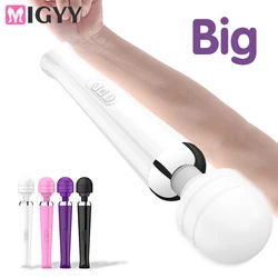 Powerful Magic Wand Vibrators for Women Clitori Stimulator Big AV Stick Vibrator Female G Spot Massager Adult Sex Toys for Woman