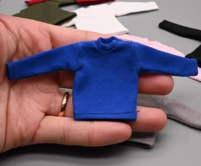 1/12 Maßstab Mehrfarbige Lang-/Kurzarm-Weste T-Shirt Männliche Kleidung Modell für 6" Shf Figma NOTAMAN Actionfigur Körper – Detail 9