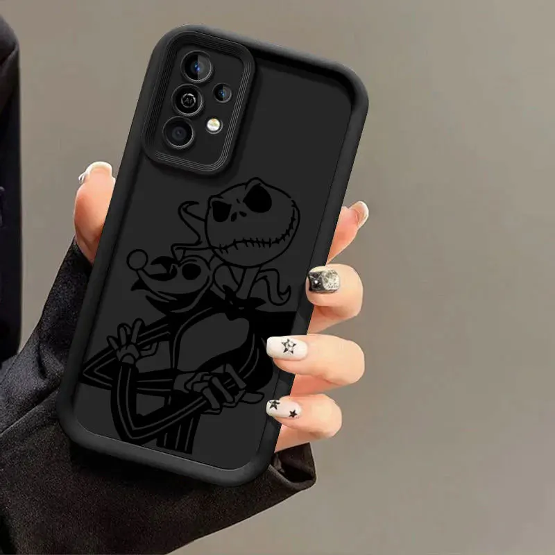 Jack Sally Skellington Art Case For Samsung Galaxy A57 A56 5G A37 A36 A17 A07 A26 A16 A06 A55 A52 A14 A73 A34 Soft Silicon Cover view 6