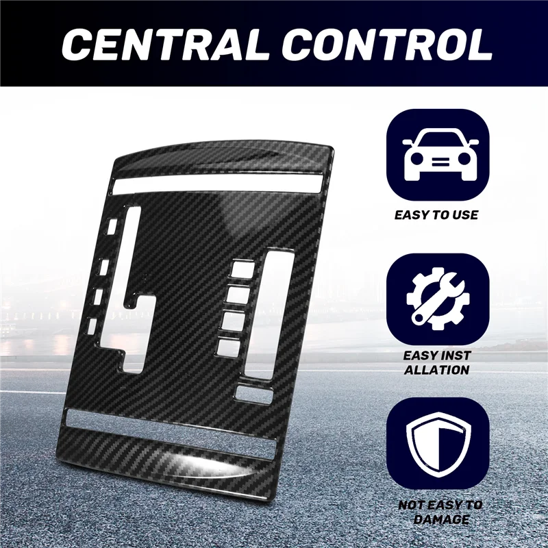 

A03G-для Mitsubishi PAJERO 2007-2019 автомобильное центральное управление, панель переключения передач, накладка, рамка, подходит для внутренних аксессуаров