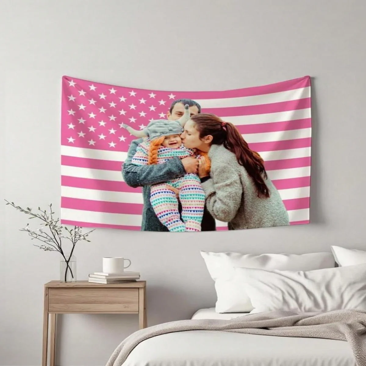 Custom Tapestry—Unique Home Décor Suitable for Birthdays, Weddings, Halloween, Christmas, and All Kinds of Parties.