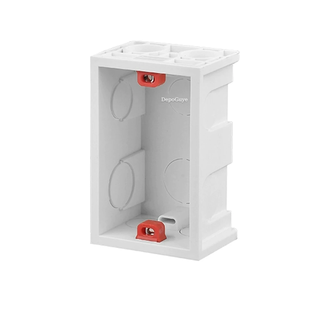 الولايات المتحدة المكسيك القياسية 118 نوع أخفى أسفل تصاعد صندوق الجدار التبديل المقبس كاسيت صندوق سفلي مخفي