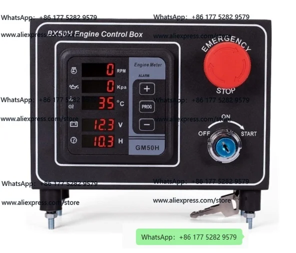 BX50H PLUS Mingbei parameter instrument box, air compressor, diesel engine, multifunctional four protection control box