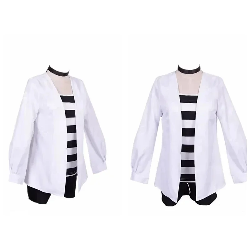 

2025 yiyiGame Angels of Death Rachel Gardner Cosplay Costume Halloween Women Cool Role Play Ray Coat Shirt Shorts Choker Bag Ful