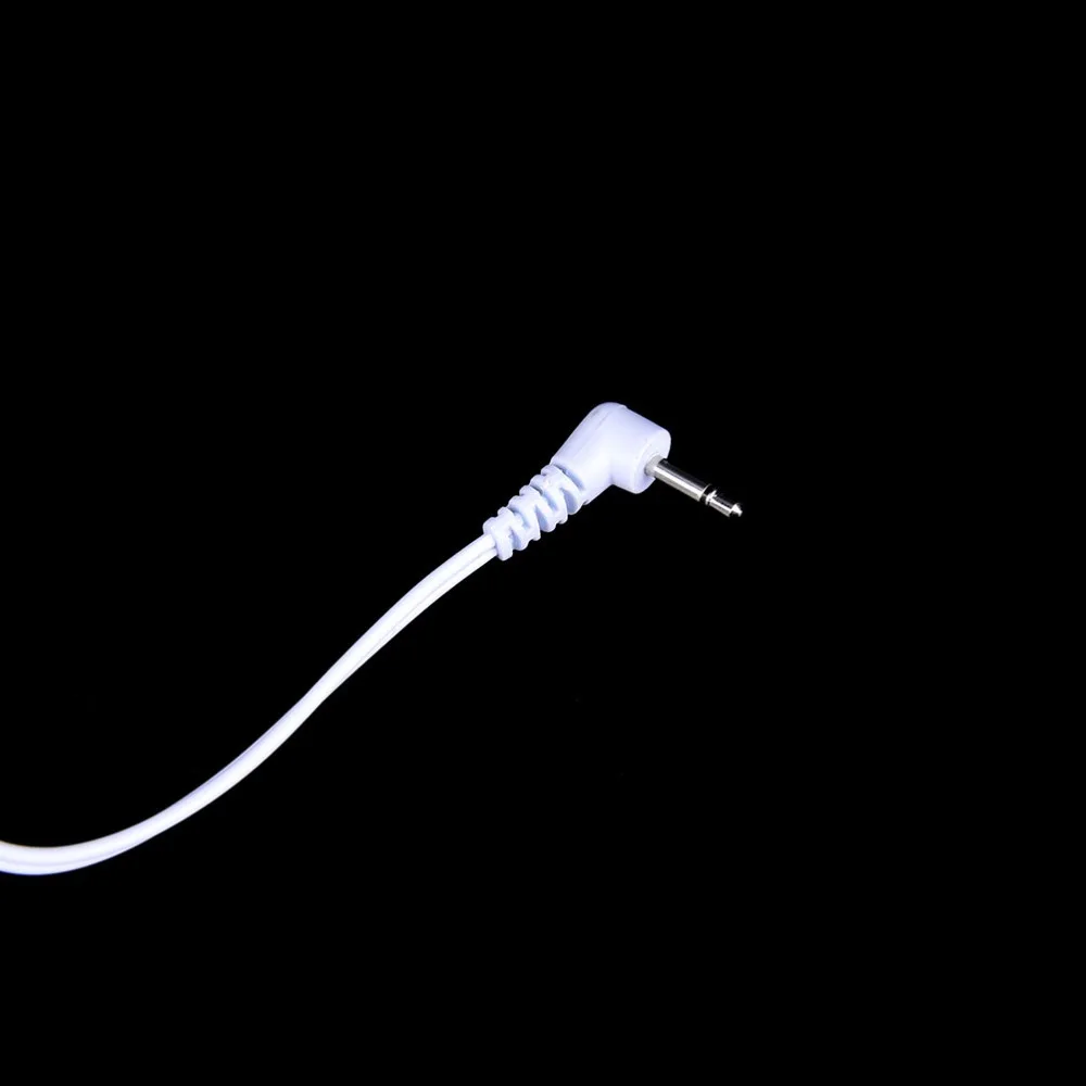 New 2.5mm Plug Electrode Lead Wires Connecting Cables with 2 Buttons for Digital TENS Therapy Machine Massager Hot Sale