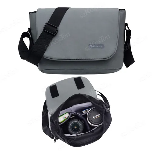 Imagen 1 del producto Bolsa Universal impermeable para cámara de viaje al aire libre, bolso de hombro DSLR, almacenamiento para Canon/Nikon/Sony/Fuji