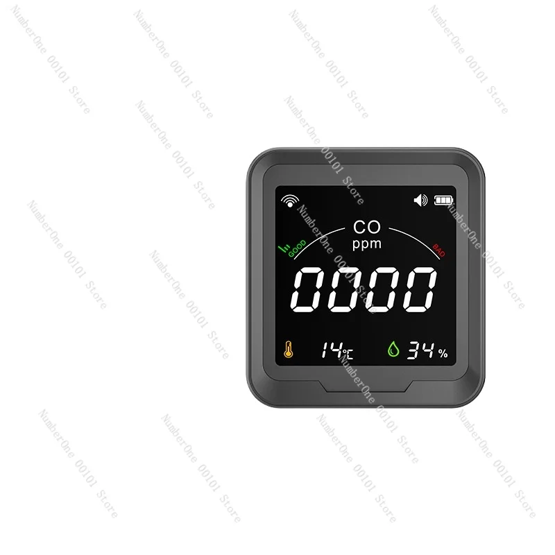 Carbon monoxide detector Air quality Temperature and humidity detector Household