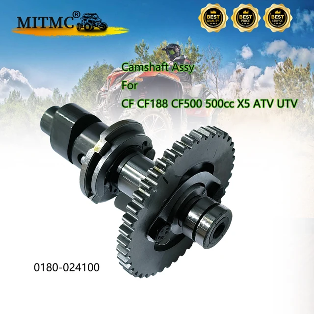 Zespół wałka rozrządu motocykla dla CF CF188 CF500 500cc X5 ATV UTV Quad części zamienne silnika Nmber 0180- 024100   Wał krzywkowy