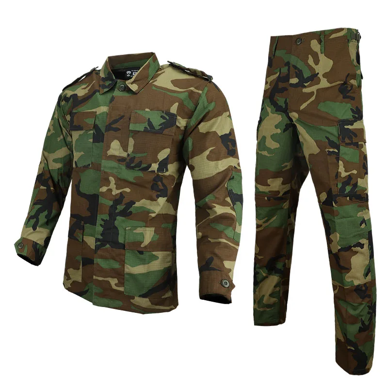 MGFLASHFORCE Uniforme mimetica da uomo Tuta da combattimento tattica da caccia Airsoft Paintball Camicia e pantaloni