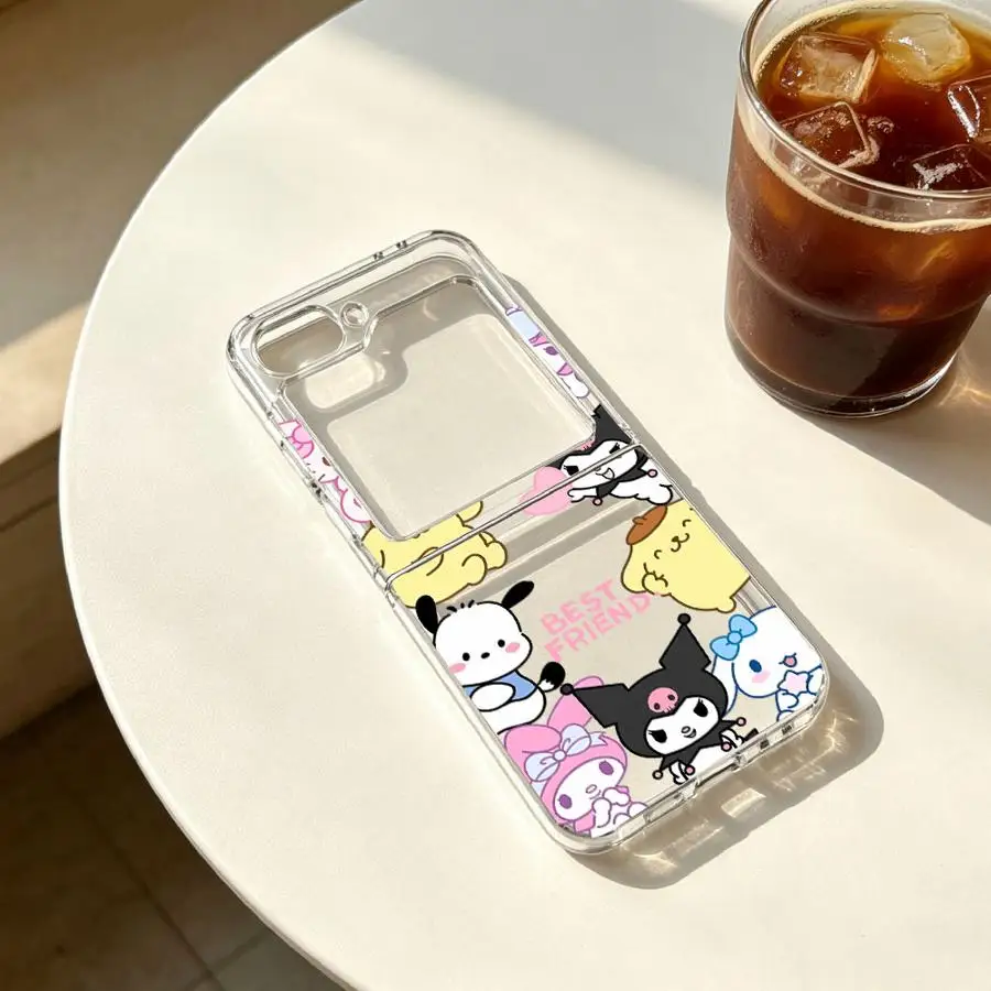 Case for Samsung Galaxy Z Fold 7 6 5 4 3 Z Flip 7 6 5 4 3 Phone Cover Cartoon Sanrio Cute view 2
