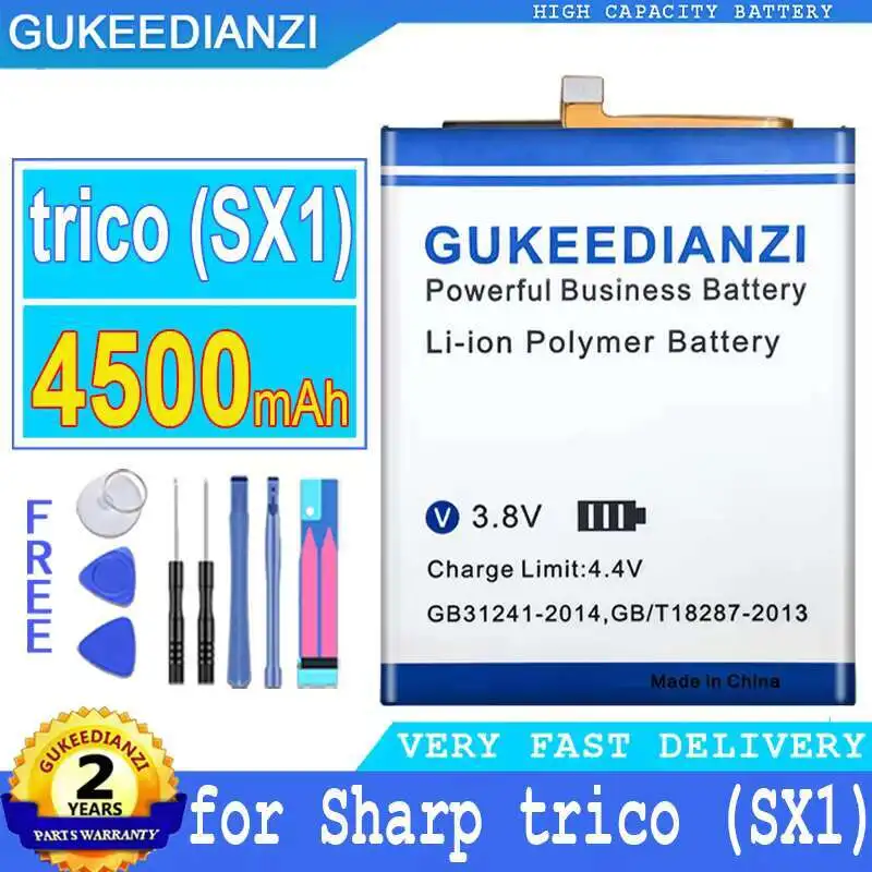 

Durable For Sharp Trico SX1 Mobile Phone Battery 4500mAh