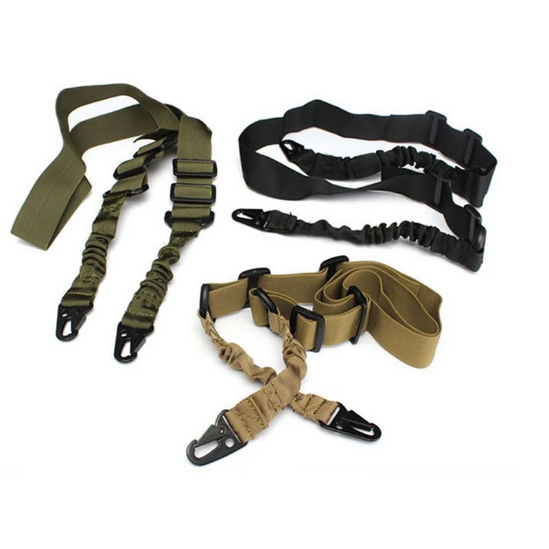 MS3 MS4 Sling Tactical Rifles Carry 2 Points Sling Adjustable Length Multi Mission Nylon Shoulder Strap Airsoft Gun Belt Rope