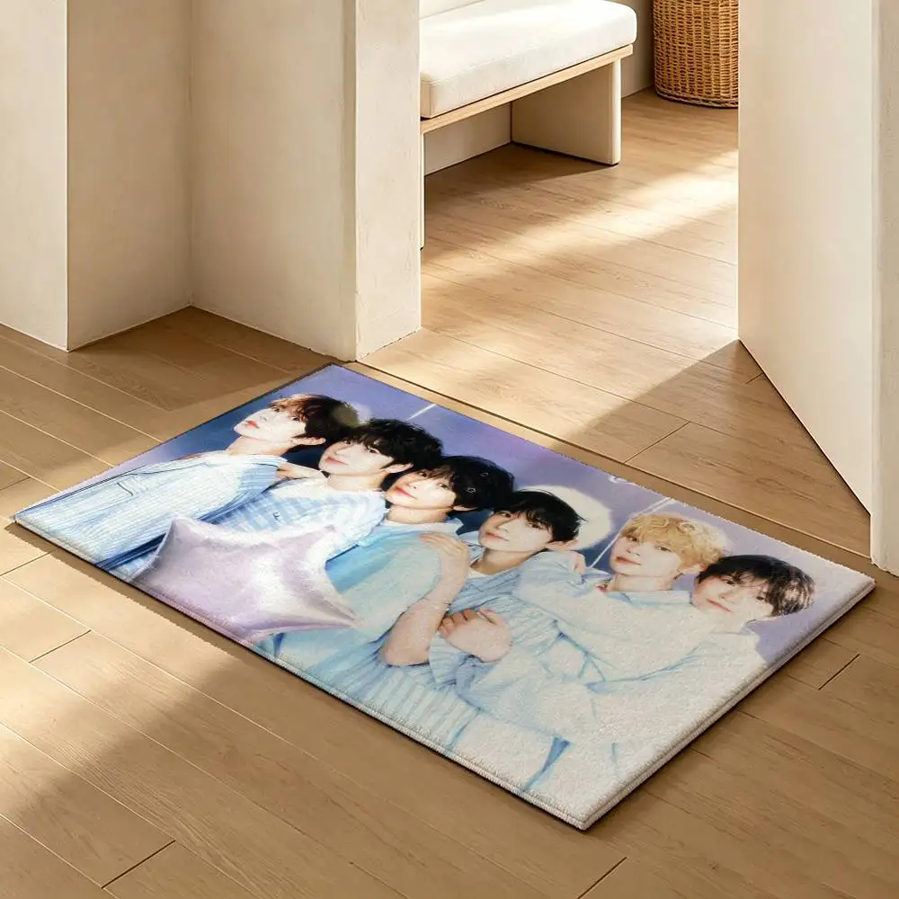 Singer Band N-NCT W-Wish  Soft Absorbent Decorative Floor Mat for Bathroom Entryway Living Room