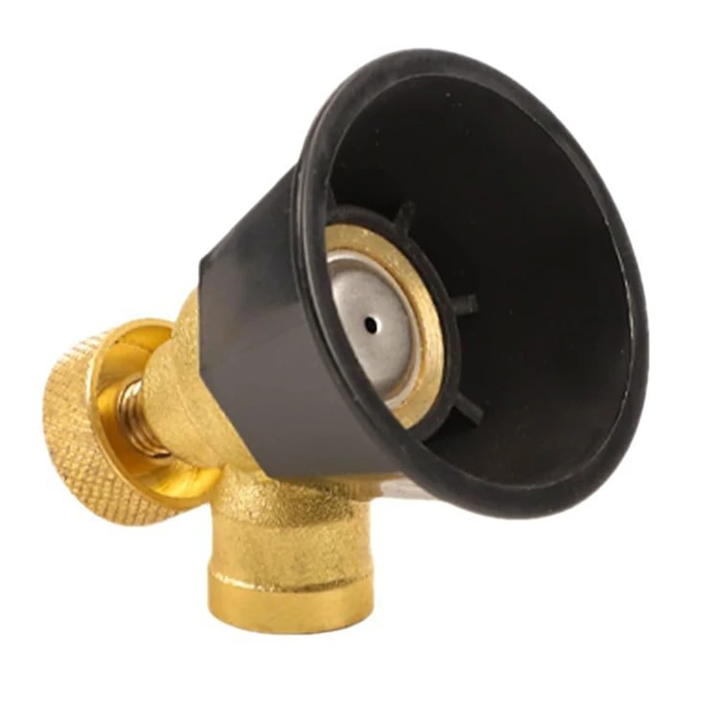 1PCS Brass/Alloy Nozzle Agricultural Atomization Adjustable Nozzle Black Whirlwind Agricultural sprinkler Head Garden Tool