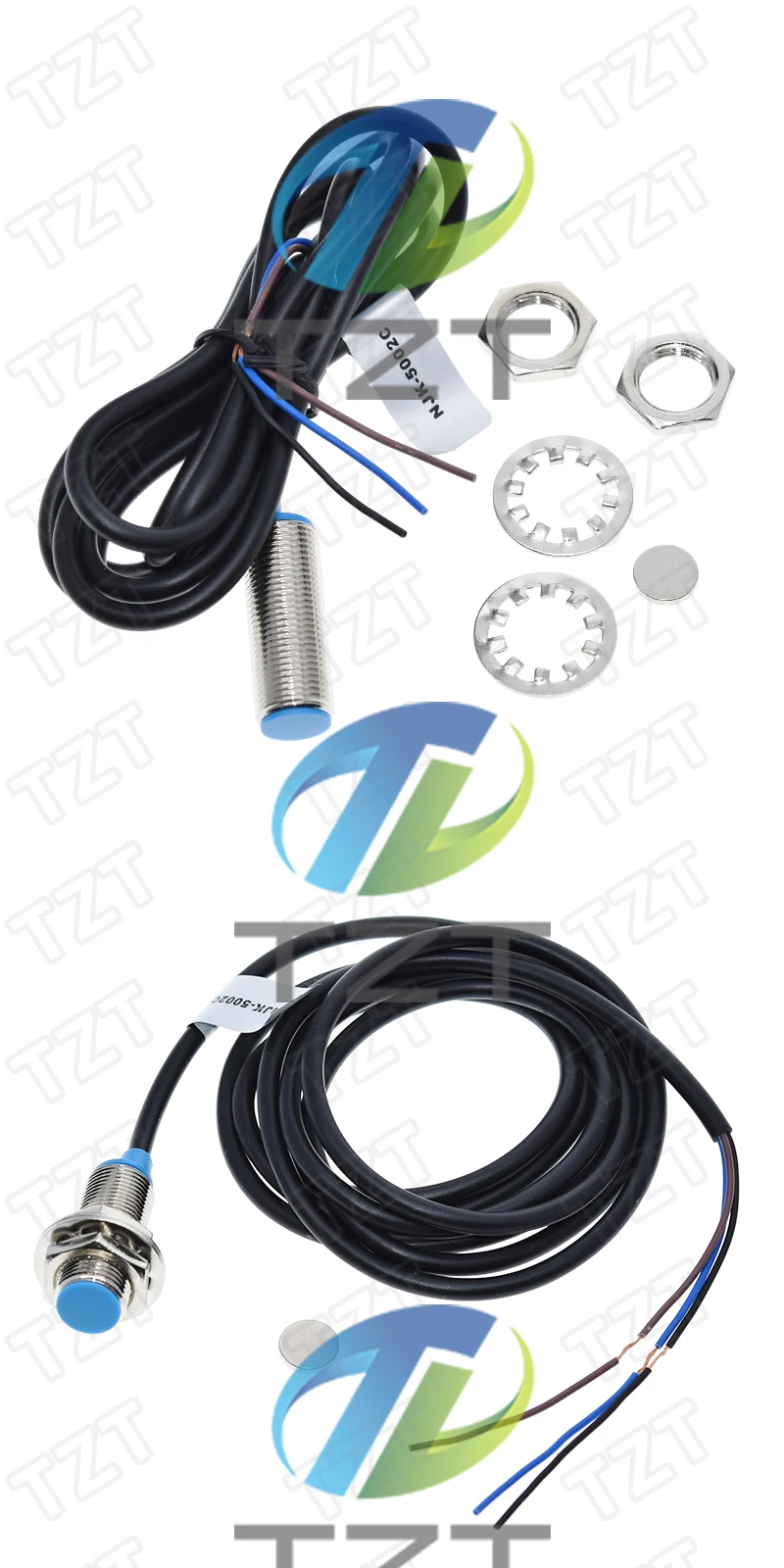 TZT 1/3PCS NJK-5002C Hall Effect Sensor Näherungsschalter NPN 3-Drähte Schließer + Magne für Arduino – Detail 3